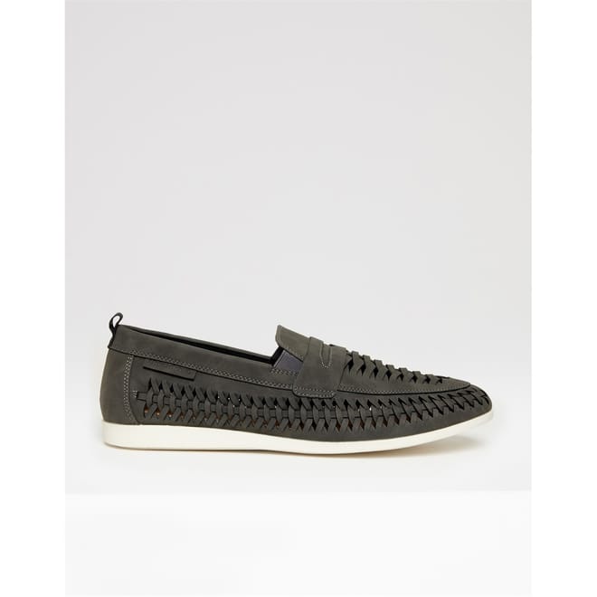 Aaron Woven Embellished Venetian Loafers