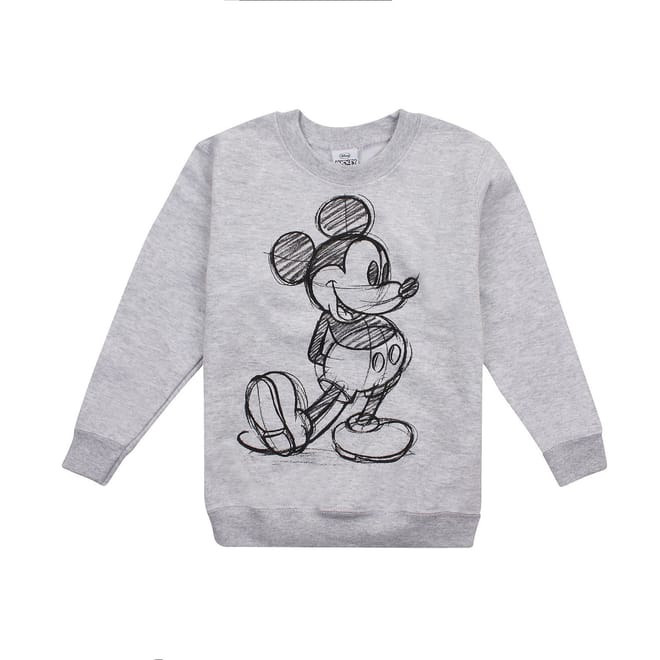 Juniors Mickey Mouse Crewneck Sweatshirt