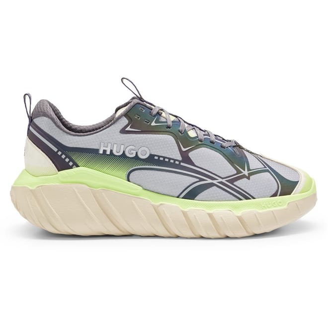 Xeno Runn Graphic Print Low Top Sneakers