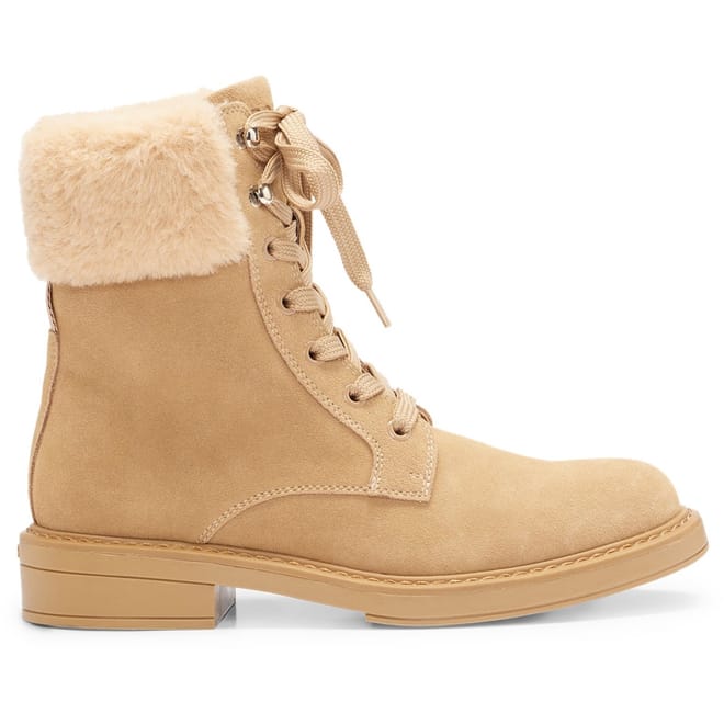 Vanity Hiking Boots with Block Heel