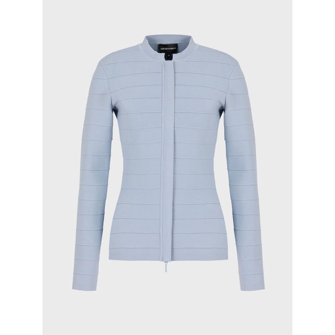 Cotton Crew Neck Jacket