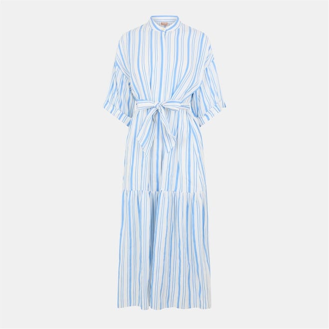 Dalinena Collared Neck Maxi Dress