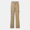 Solid Patterned Straight Cargo Pants