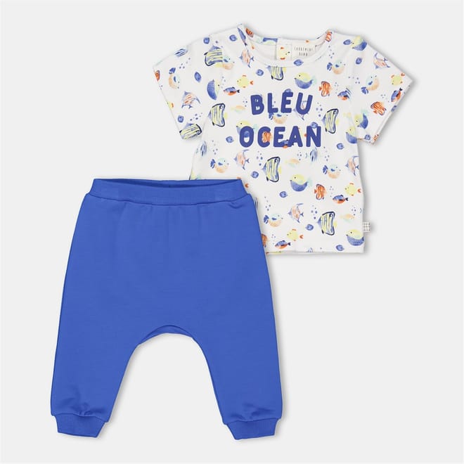 Regular Fit Crew Neck Short Sleeve Coord Set