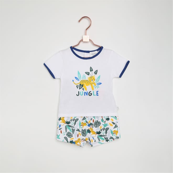 Animal Patterned Bermuda Shorts