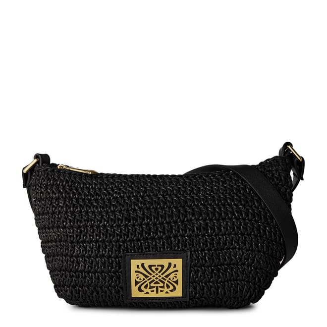 Crescent Cross Body Bag with Logo