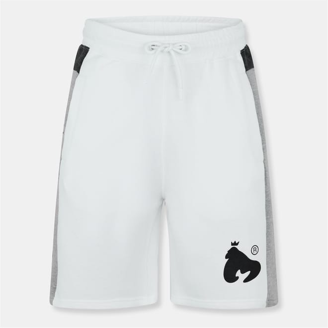 Cut Down Bermuda Shorts with Bold Logo