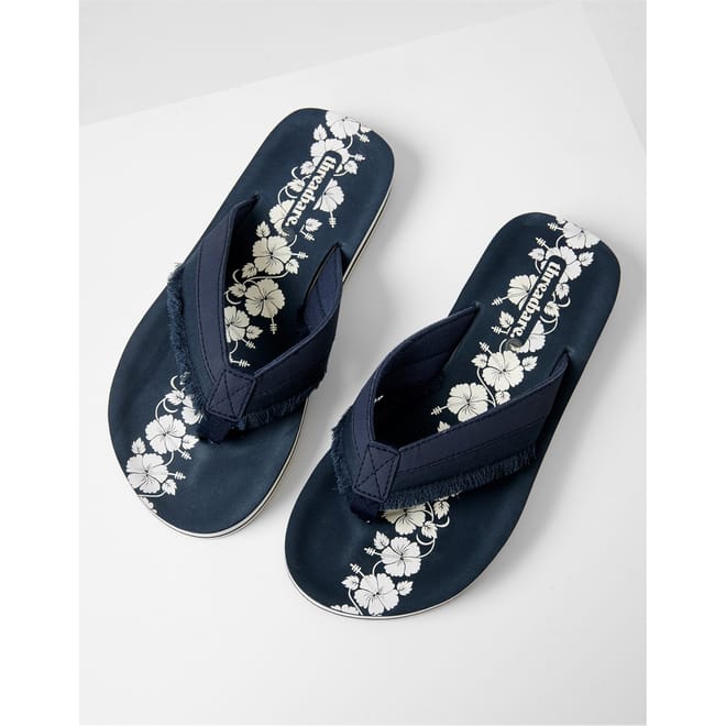 August Floral Flip Flops Sandals