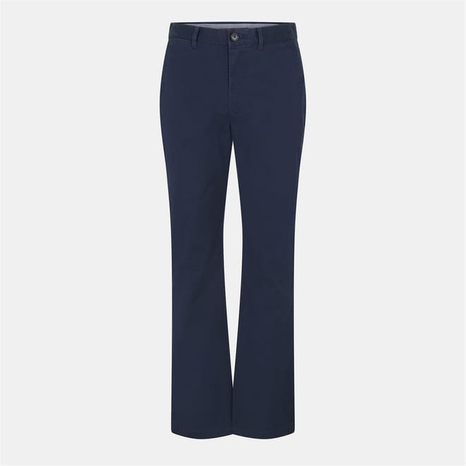 Denton Solid Patterned Five Pocket Chinos