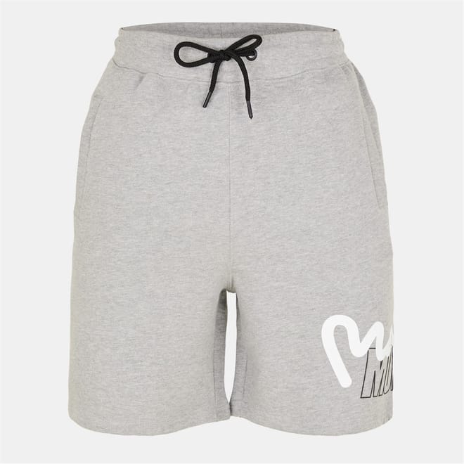 Stencil Lettering Bermuda Shorts