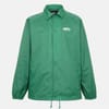 Coach Solid Patterned Snap Button Drawstring Jacket