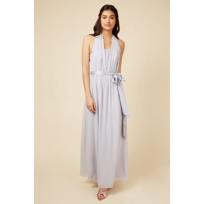 Little Mistress Maxi Halter Neck Dress