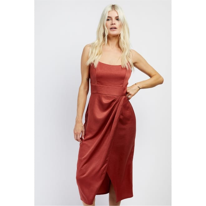 Square Neck Maxi Slip Dress