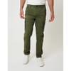 Solid Patterned Straight Cargo Pants