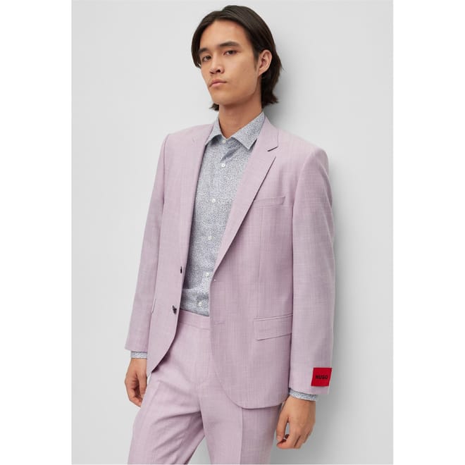Henry Solid Patterned Suit Jacket