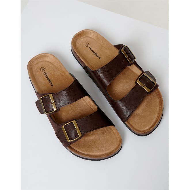 Atticus Open Toe Slide Sandals