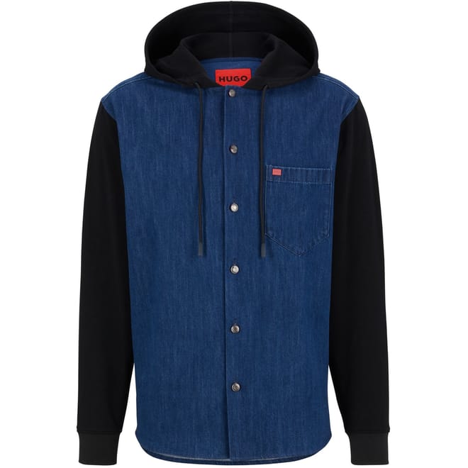 Ekoin Hooded Neck Long Sleeve Shirt