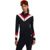 Color Block Ribbed Cuff Ski Jacket