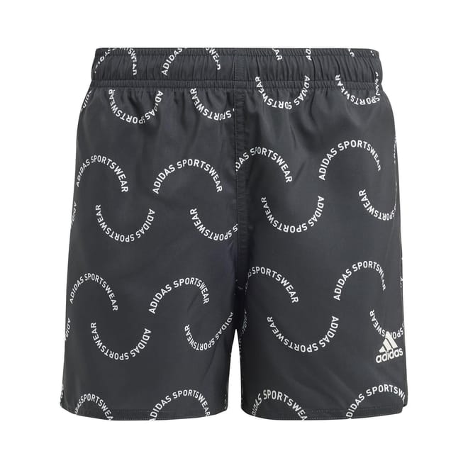 Juniors Sportswear Wave Print CLX Swim Shorts