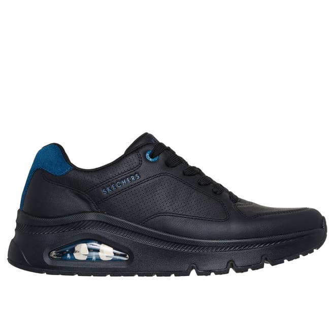 Leather Deco Stitch Low Top Trainers
