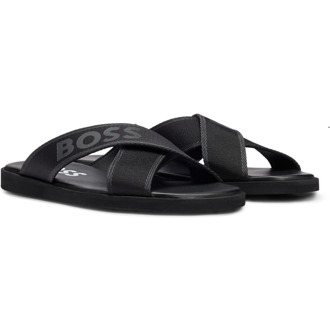 Darrel Slides Open Toe Flat Sandals