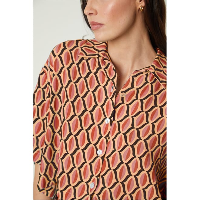 Geo Regular Fit Short Sleeve Shirt