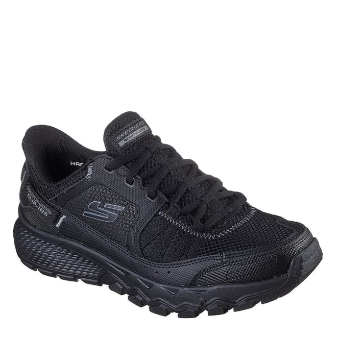 Slip Ins Leather Overlay Lace Up Trainers