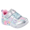 Unicorn Hearts Patterned Light Up Trainers