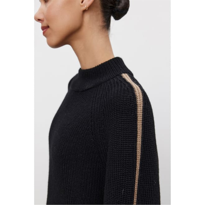 Regular Fit Mock Neck Long Sleeve Sweater