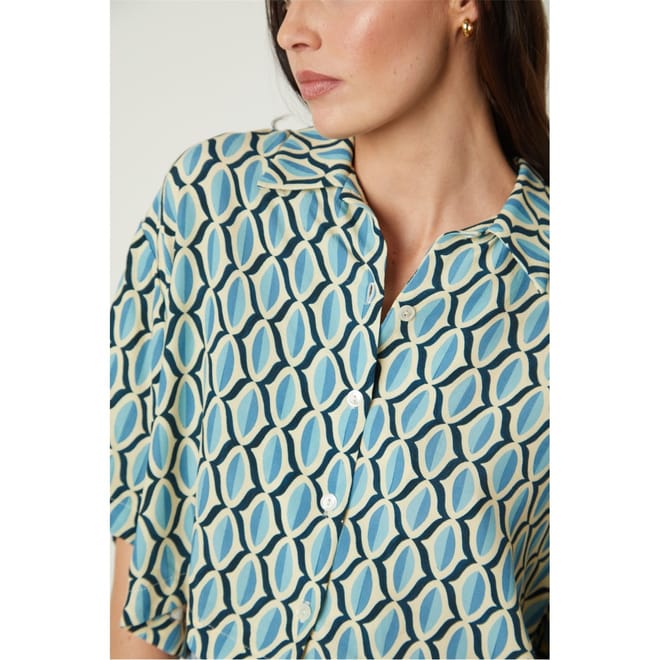 Geo Regular Fit Short Sleeve Shirt