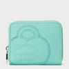 Zip Around Wallet with Embossed Logo