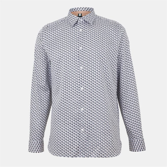 Geo Long Sleeve Regular Fit Shirt