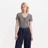 Sleeve Striped T-Shirt