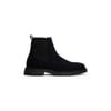 Suede Chelsea Block Heel Boots