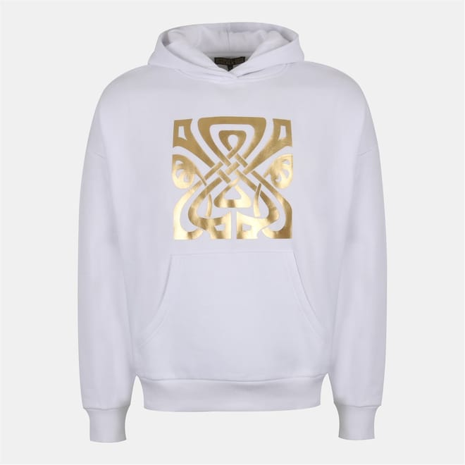 Solid Patterned Hooded Ribbed Cuff Sweat Jacket
