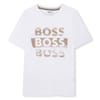 Fancy Logo Print Regular Fit Crew Neck T-Shirt
