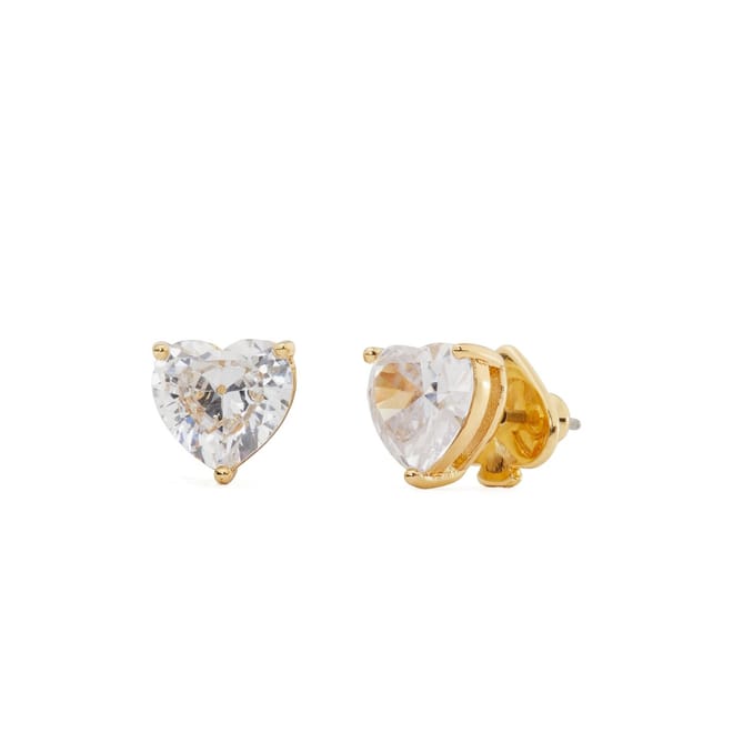 Love Glitter Heart Studs