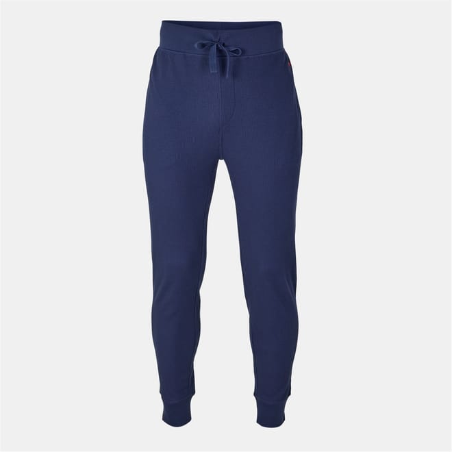 Waffle Slim Ribbed Cuff Joggers