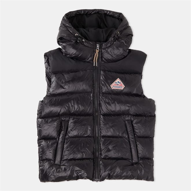 John Hooded Solid Patterned Gilet