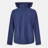 Solid Patterned Hooded Full Zipper Running Jacket