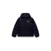 Gesar Hooded Solid Patterned Puffer Jacket