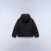 Gesar Hooded Solid Patterned Puffer Jacket
