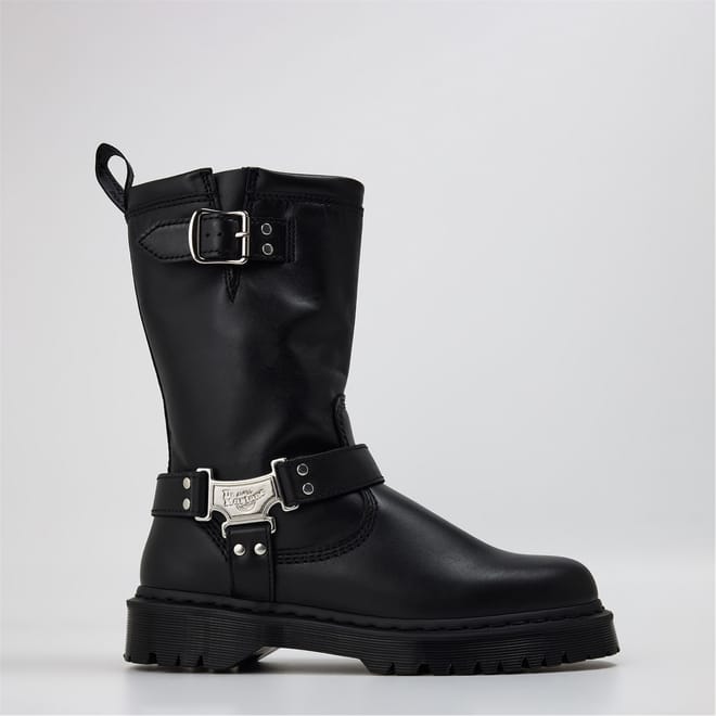 Anistone Tall Leather Biker Boots