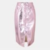 Metallic Midi Pencil Skirt
