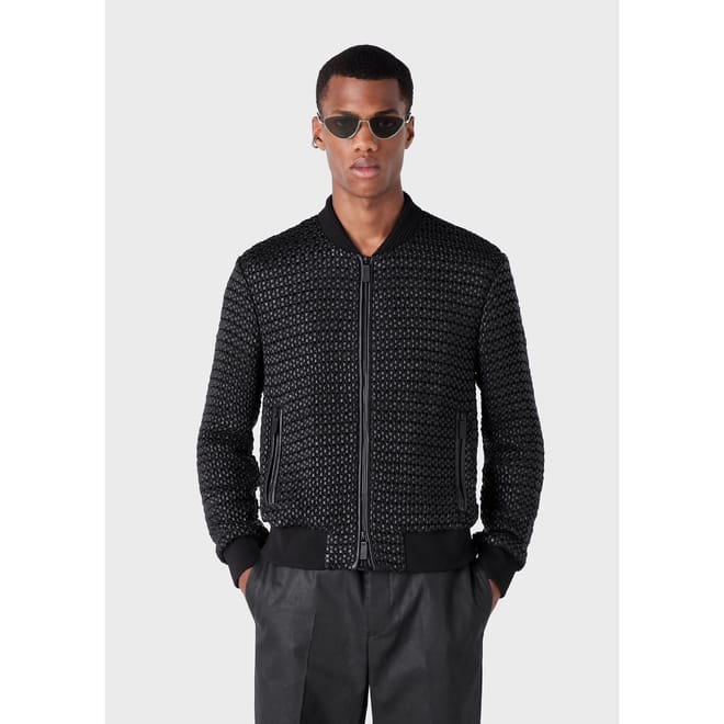 Leather Bomber Jacket