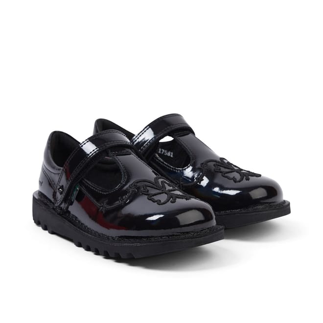Kids Kick T Stardust Patent Shoe