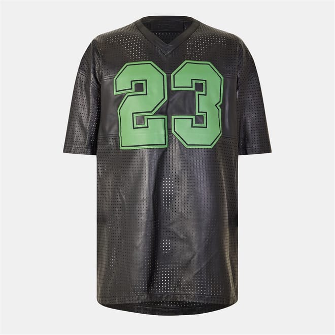 Solid Patterned Three Quarter Sleeve Number on Back Jacket