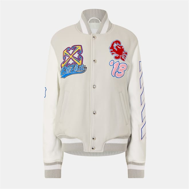 Varsity Jacket with Large Genie and Number on Back