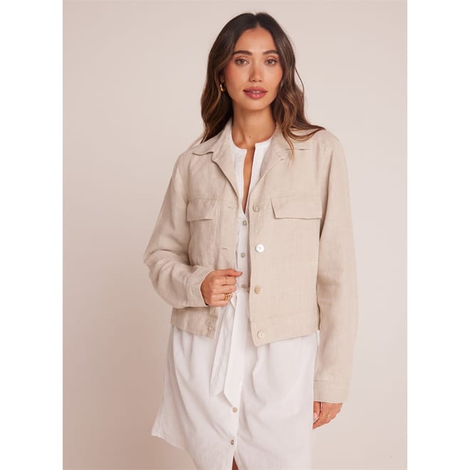 Solid Patterned Flap Pocket Overshirt