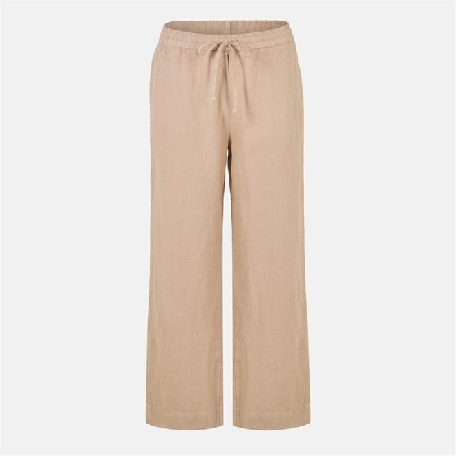 Solid Patterned Wide Leg Trousers